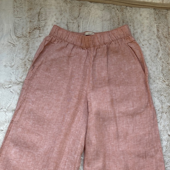Cynthia Rowley Women's Linen Pants - Dusty Pink - Picture 7 of 8